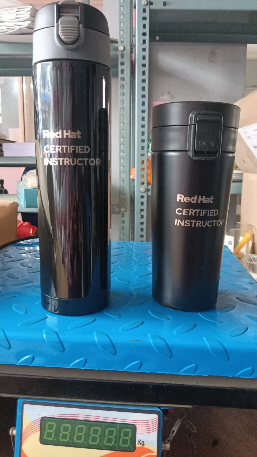 Branded drinkware supplied by MS Grafix