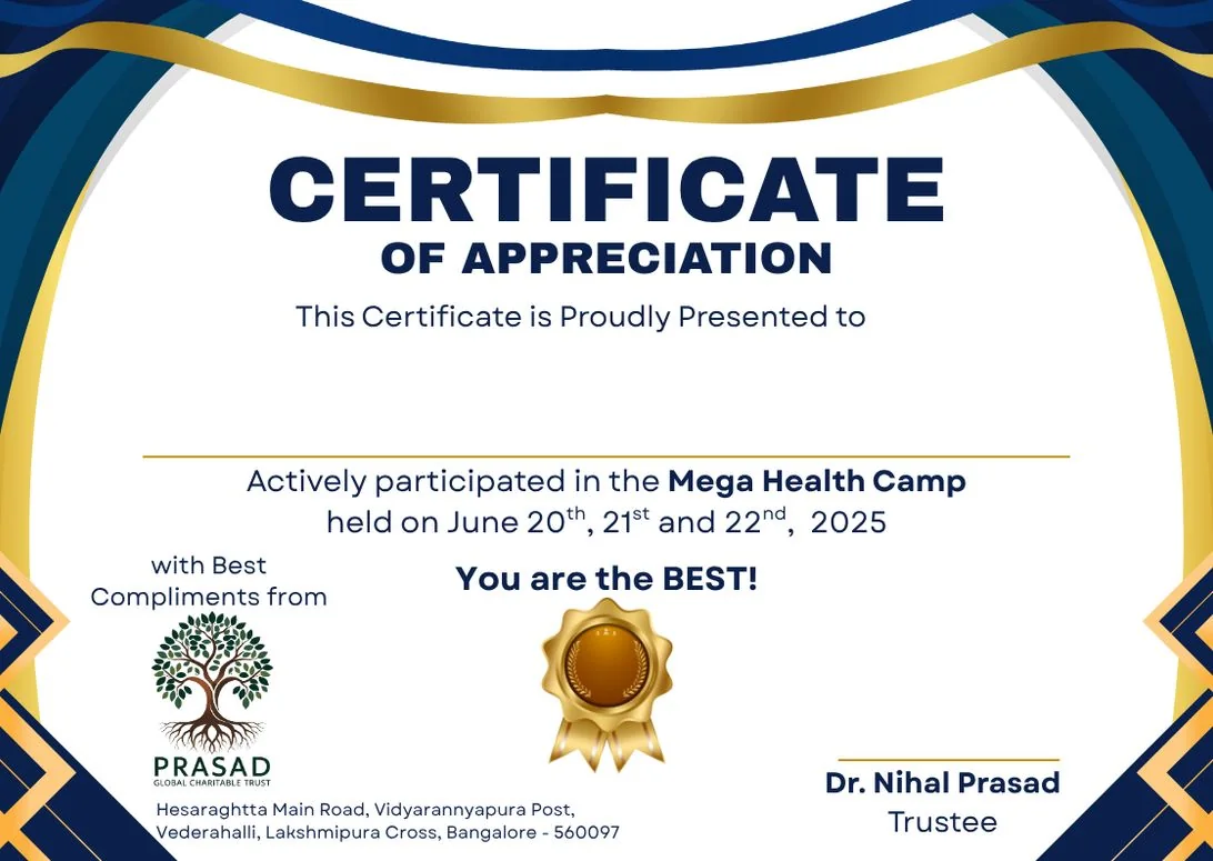 Certificate artwork sample