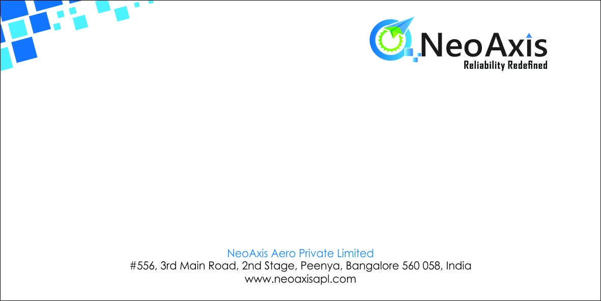 Branded corporate envelope artwork