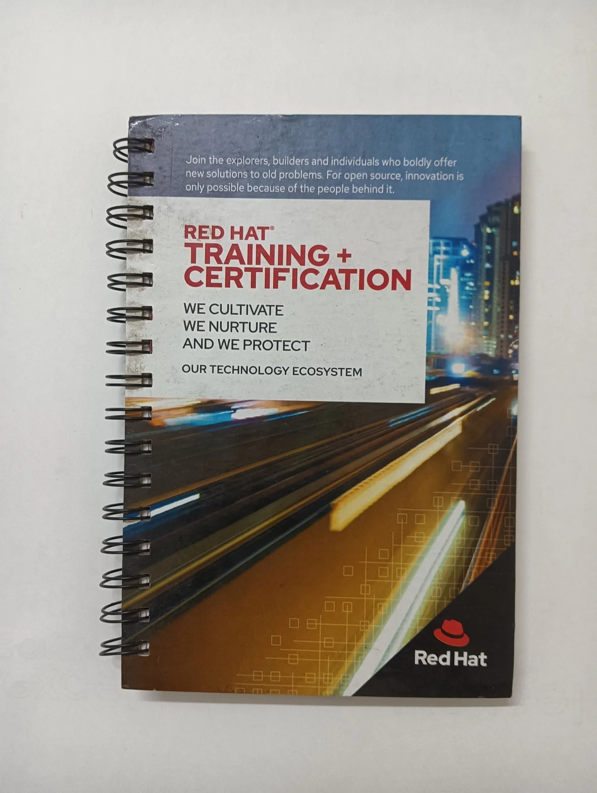 Spiral-bound training manual
